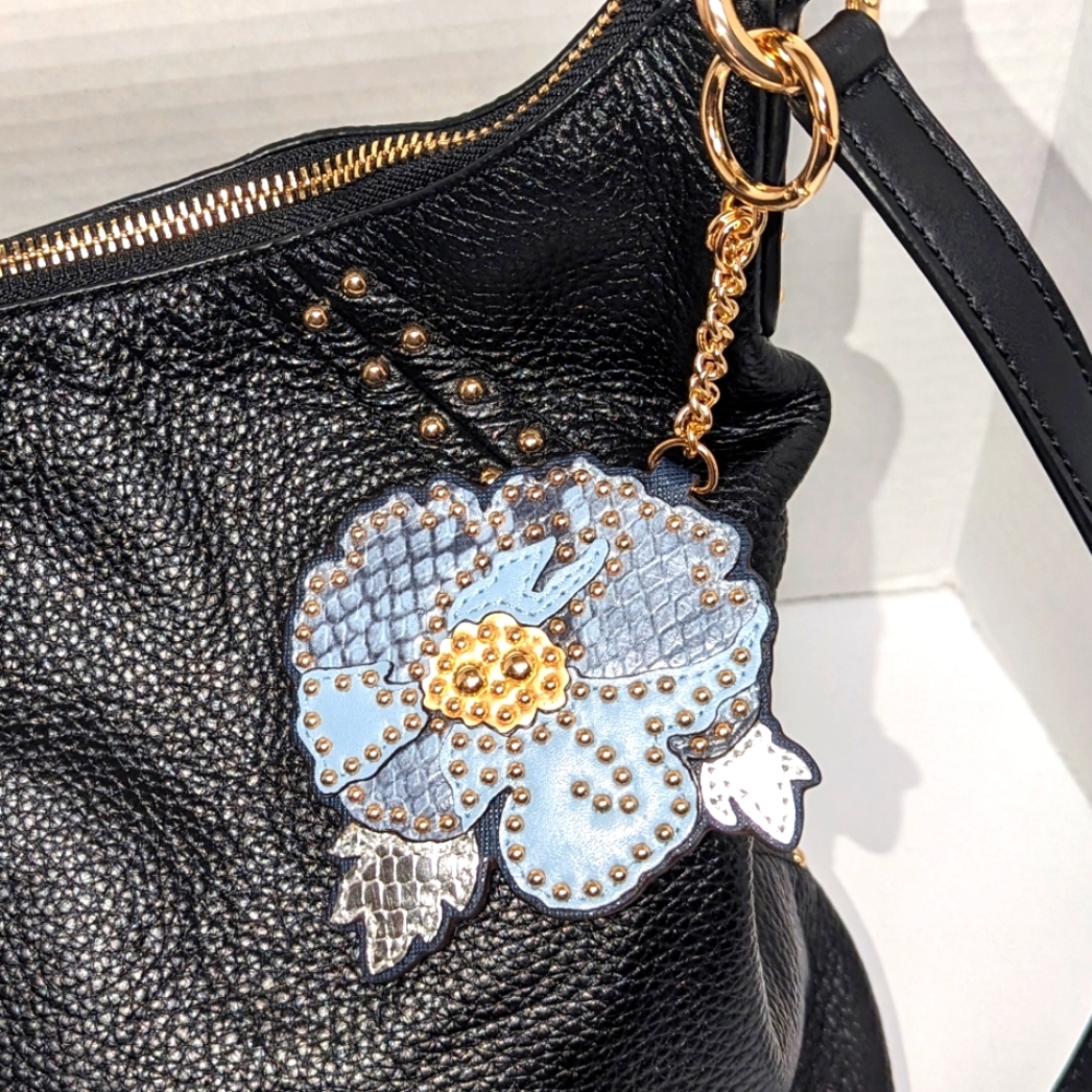 Michael Kors Flower Studded Bag Charm NWOT